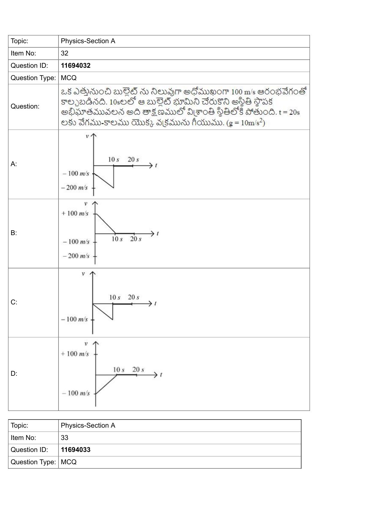 JEE Mains 2022: BTech Telugu (Shift 1) 27-07-2022 Question Paper - Page 11