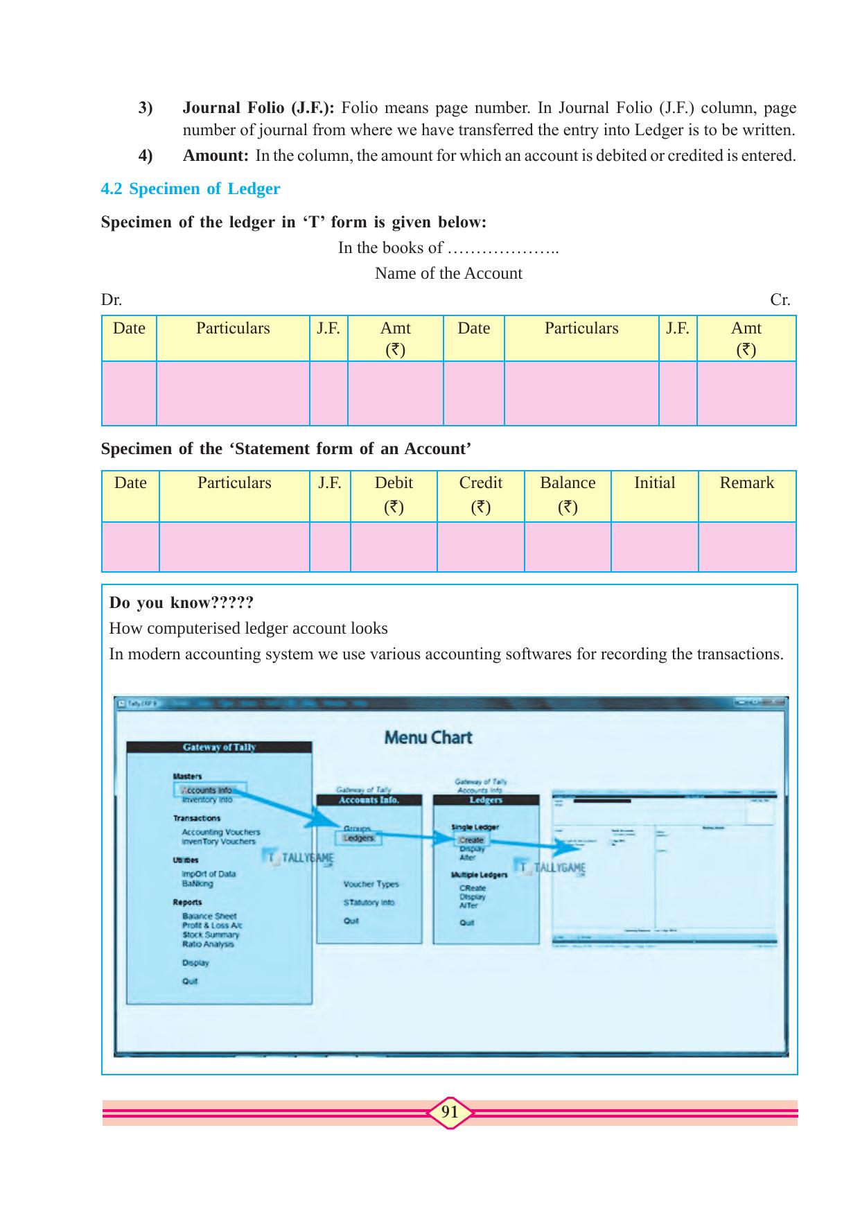 Maharashtra Board Class 10 Accountancy Textbook - Page 101