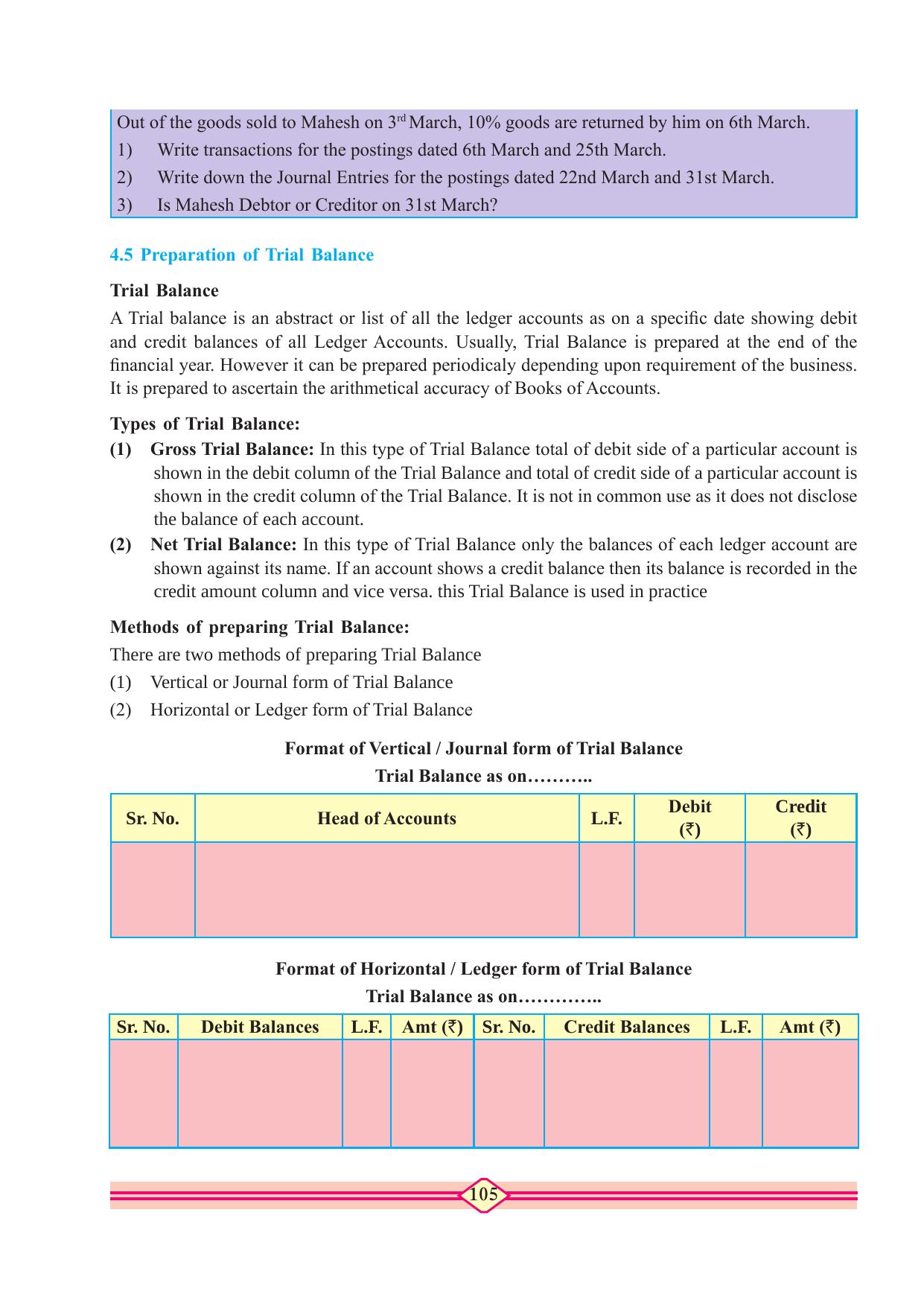 Maharashtra Board Class 10 Accountancy Textbook - Page 115