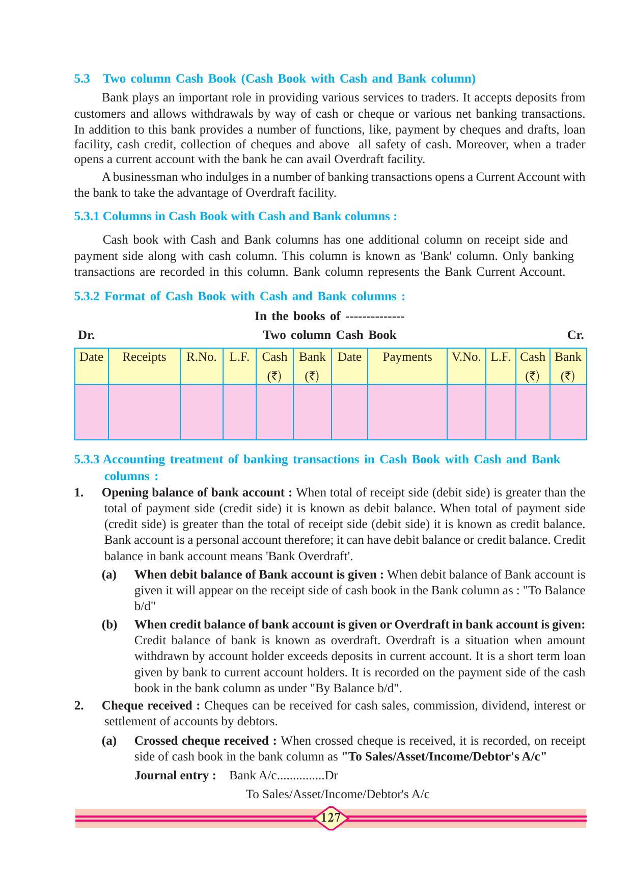 Maharashtra Board Class 10 Accountancy Textbook - Page 137