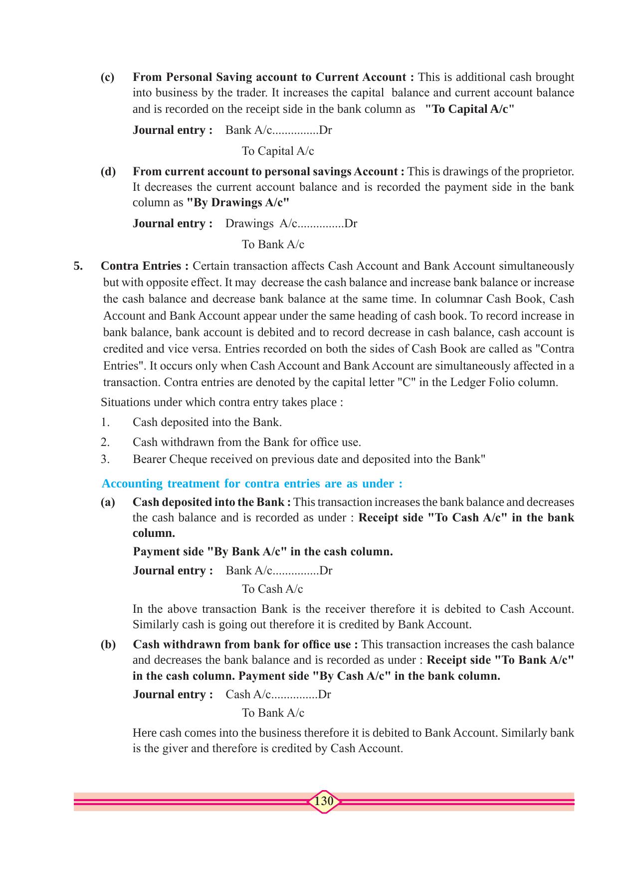 Maharashtra Board Class 10 Accountancy Textbook - Page 140