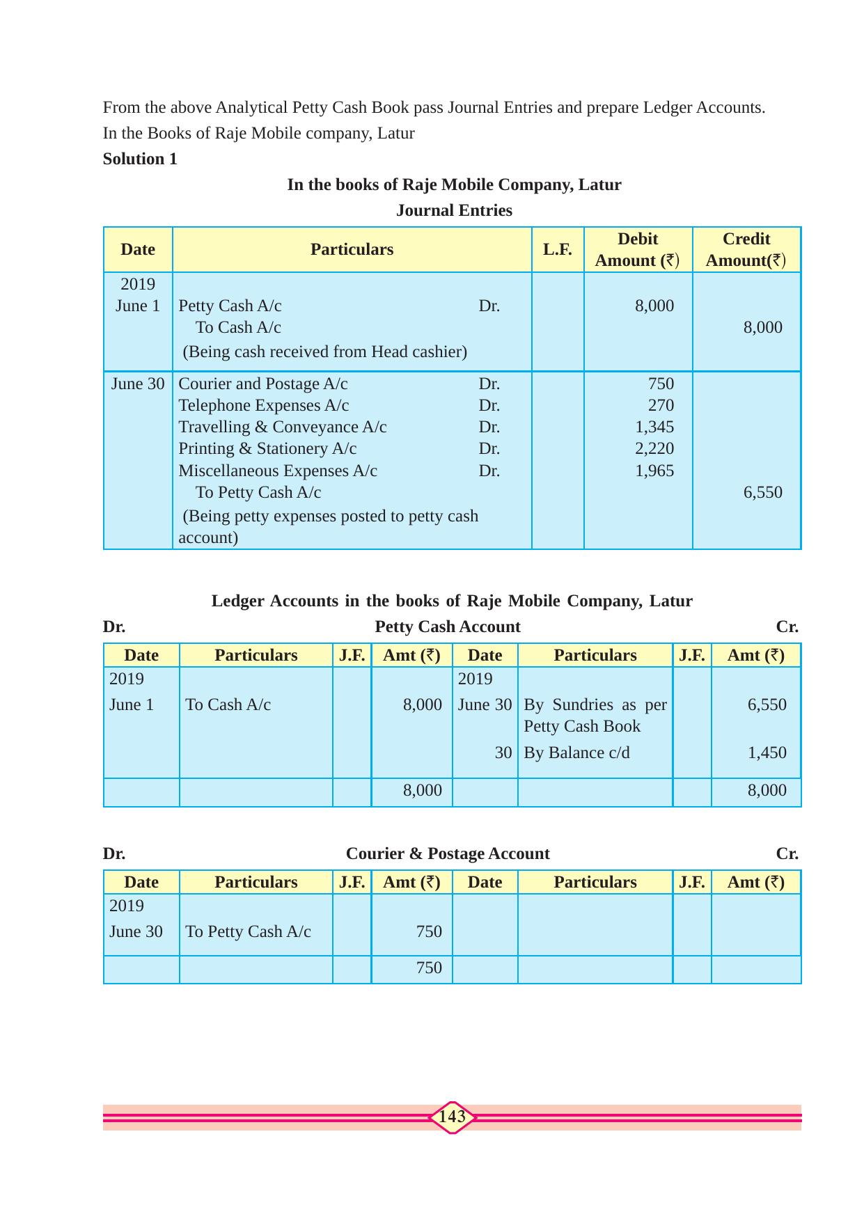 Maharashtra Board Class 10 Accountancy Textbook - Page 153