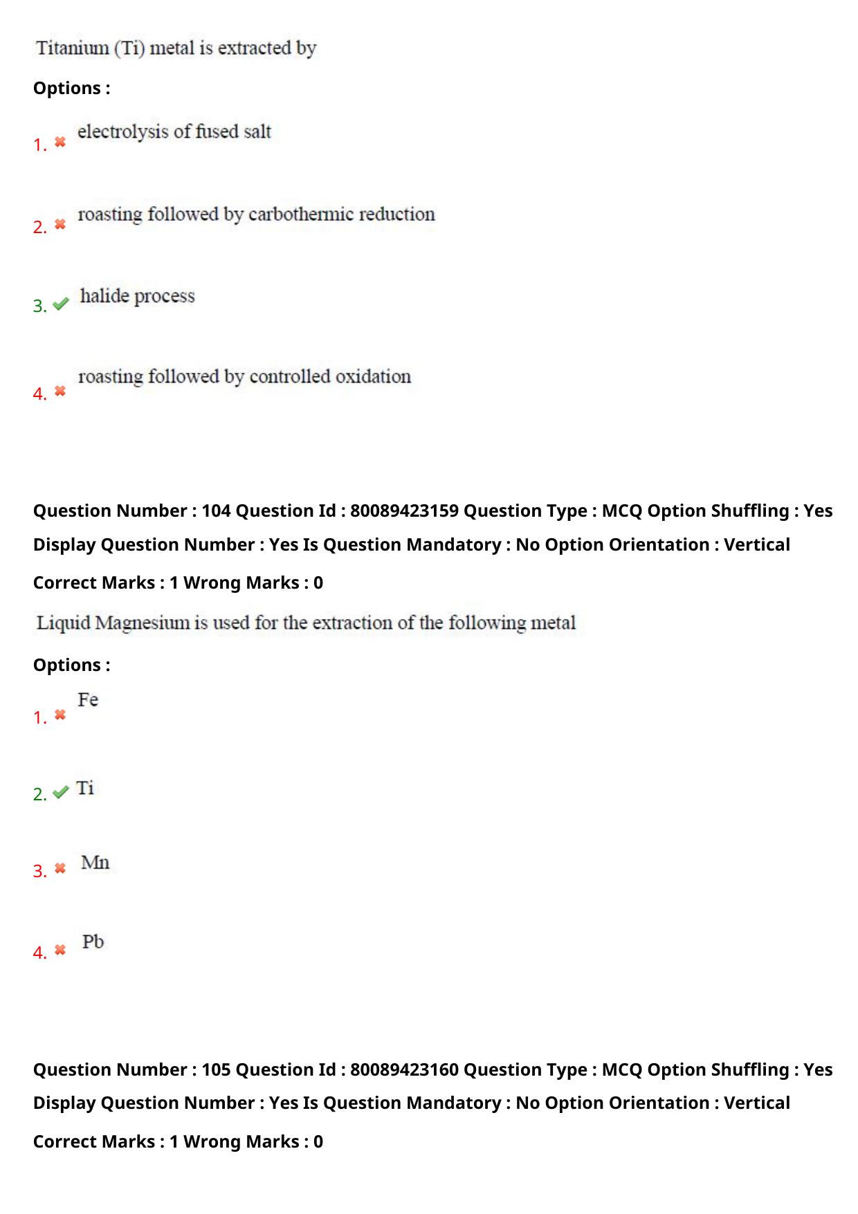 TS ECET 2021 Metallurgy Engineering Question Paper - Page 58