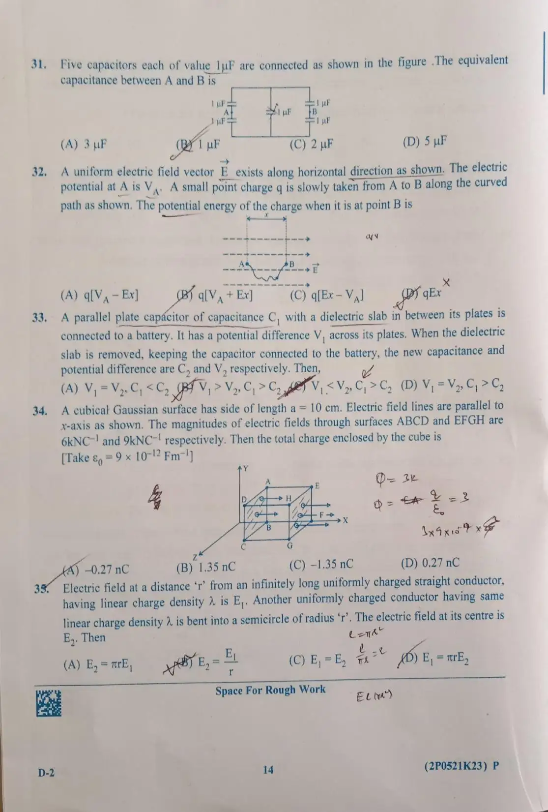 KCET 2023 Physics D2 Question Paper - Page 12