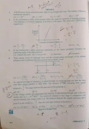 KCET 2023 Physics D2 Question Paper - Page 21