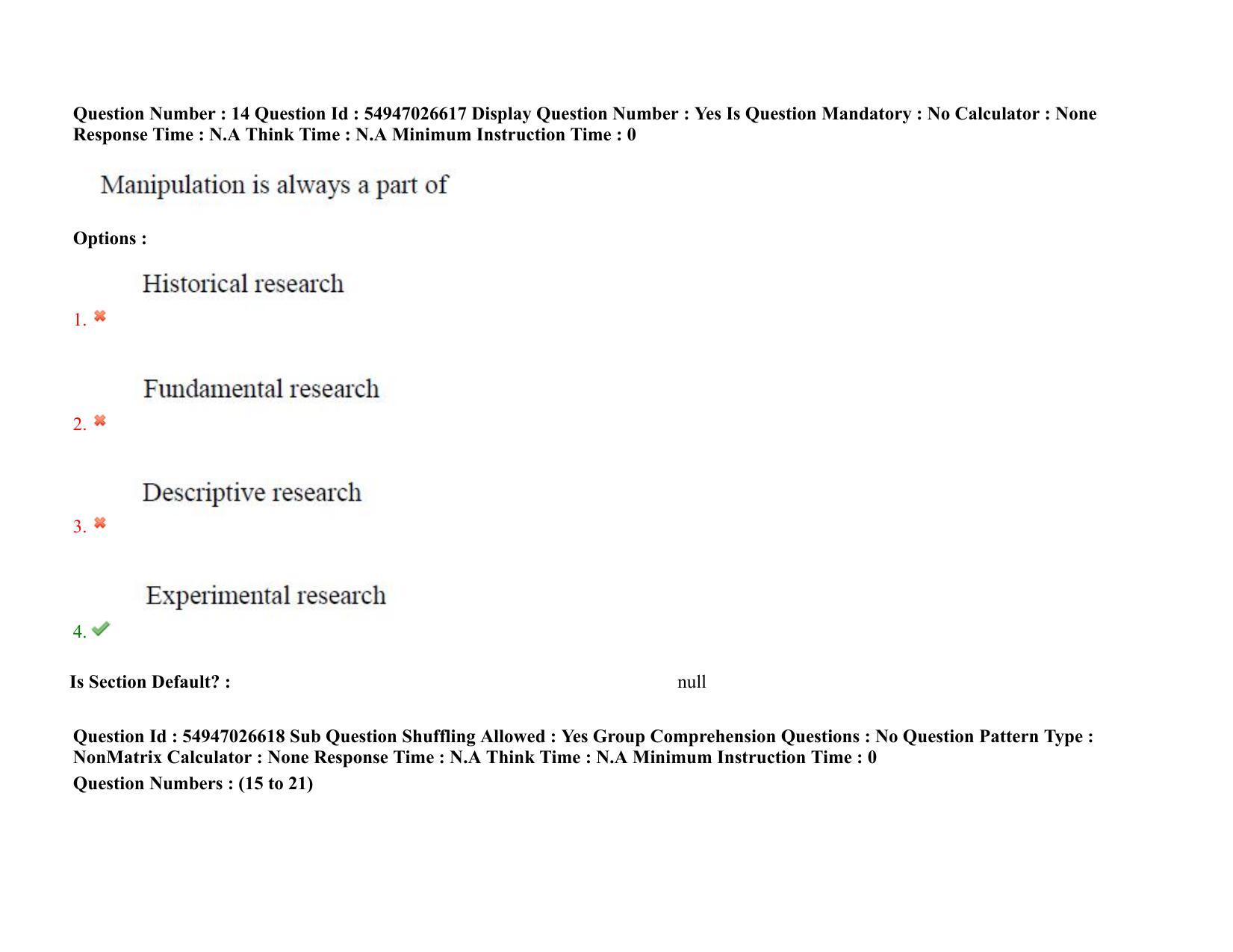 AP RCET 2022: psychology -  18-10-2022 (Tuesday) Session-II: Question Paper With keys - Page 12