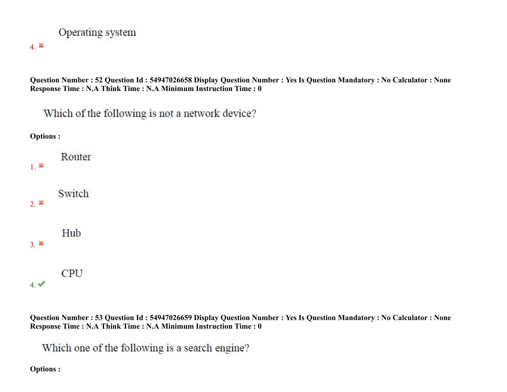 AP RCET 2022: psychology -  18-10-2022 (Tuesday) Session-II: Question Paper With keys - Page 47