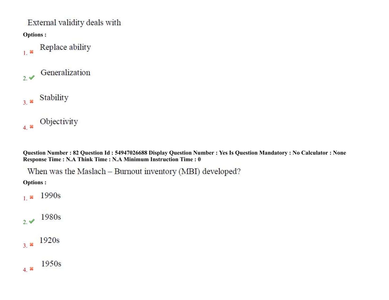 AP RCET 2022: psychology -  18-10-2022 (Tuesday) Session-II: Question Paper With keys - Page 67