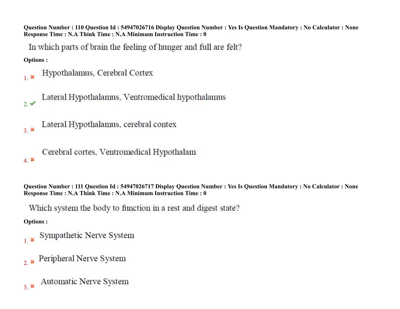 AP RCET 2022: psychology -  18-10-2022 (Tuesday) Session-II: Question Paper With keys - Page 83