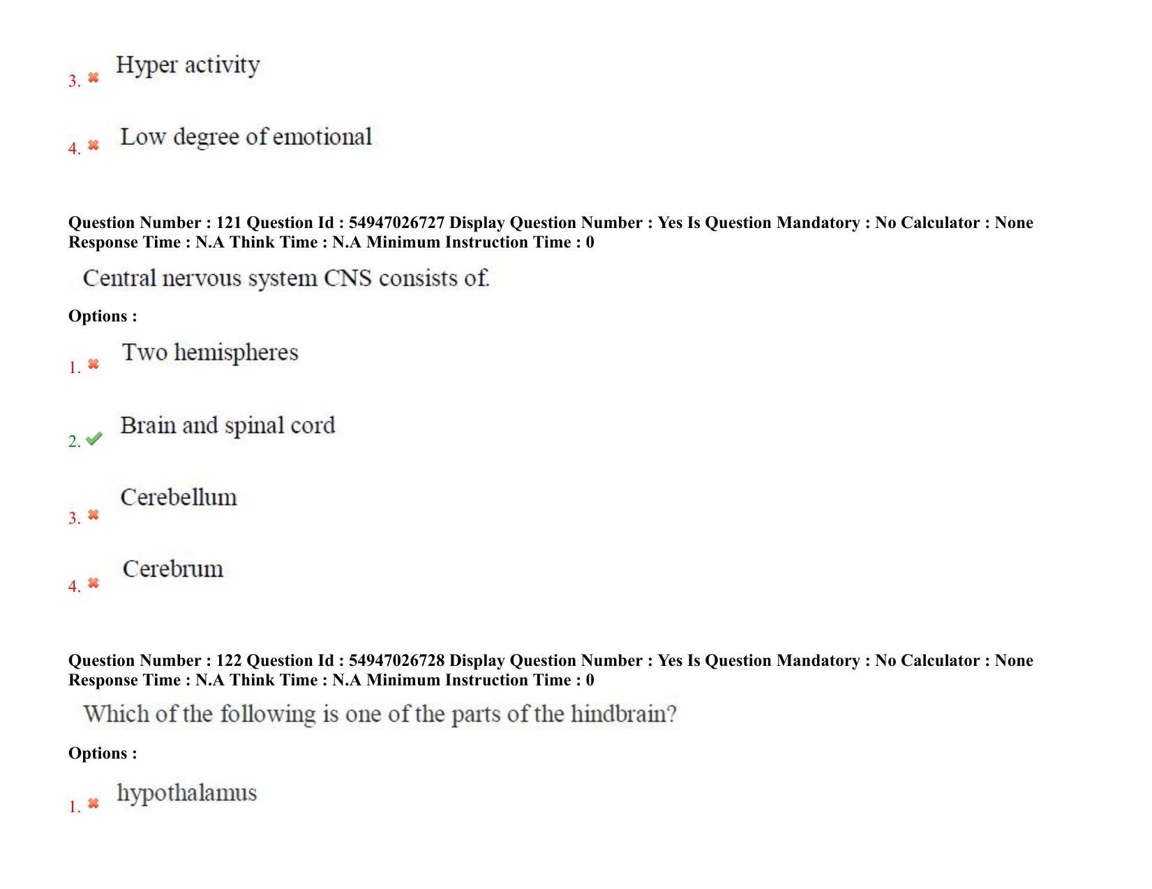 AP RCET 2022: psychology -  18-10-2022 (Tuesday) Session-II: Question Paper With keys - Page 89