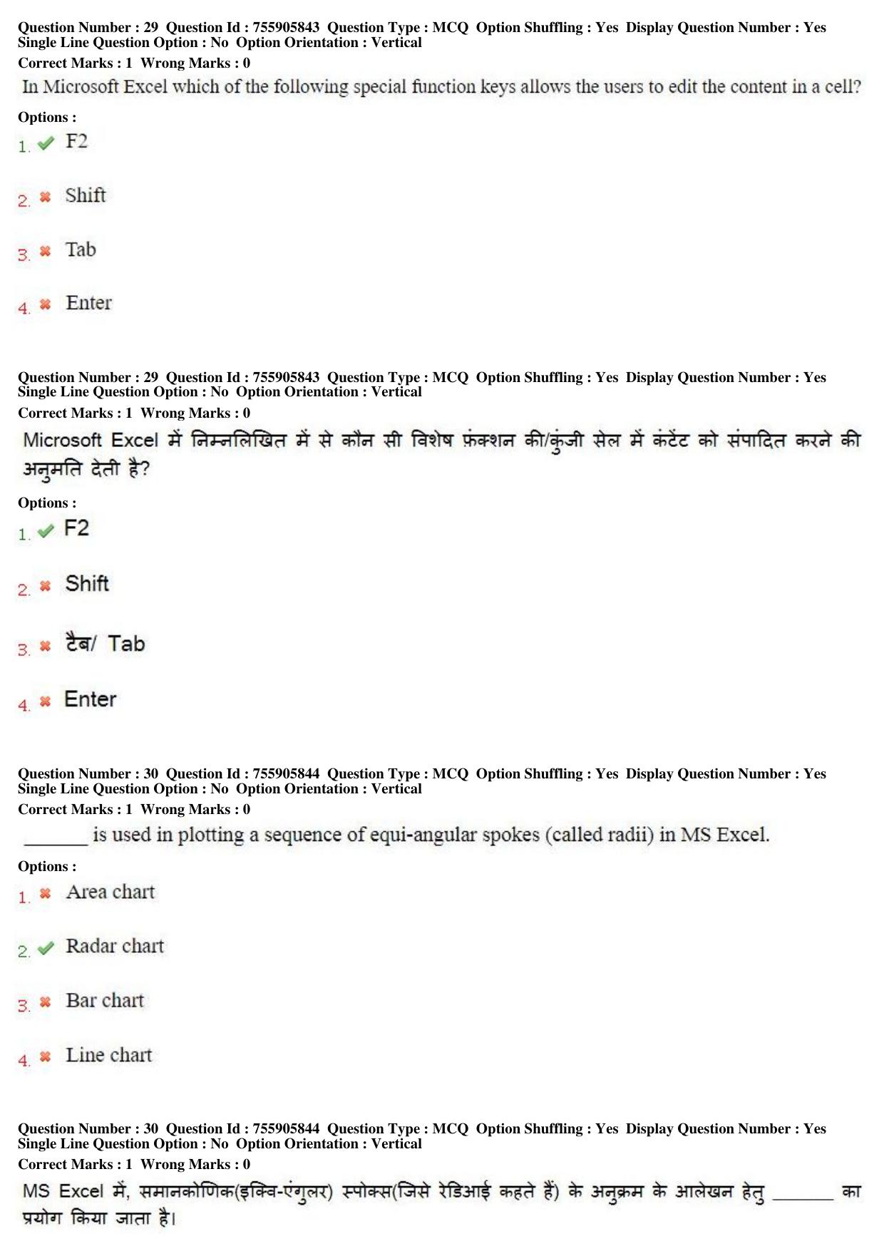 MP CPCT 15th Jun 2019 CPCT Question Paper Shift 1 - Page 20