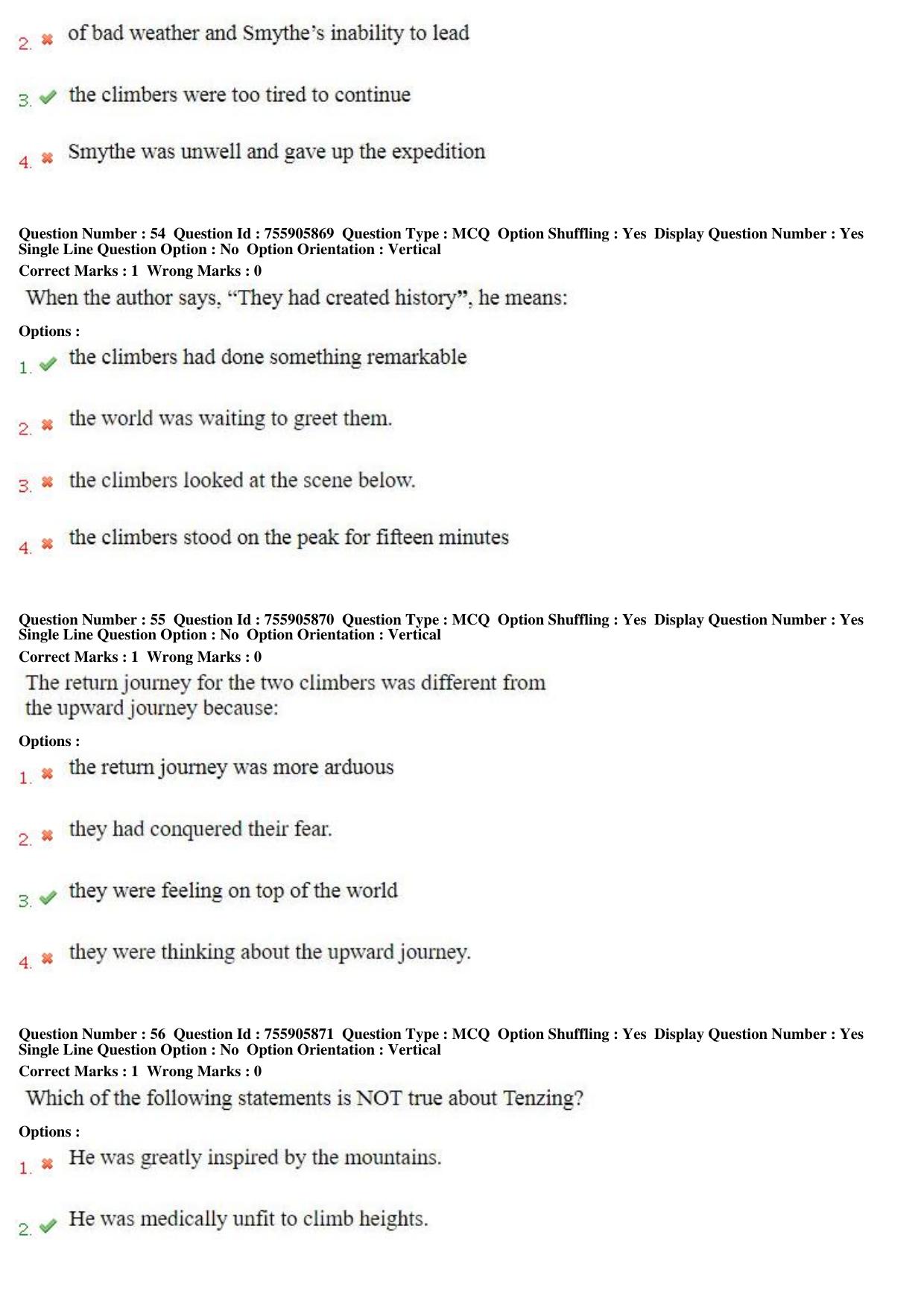 MP CPCT 15th Jun 2019 CPCT Question Paper Shift 1 - Page 37