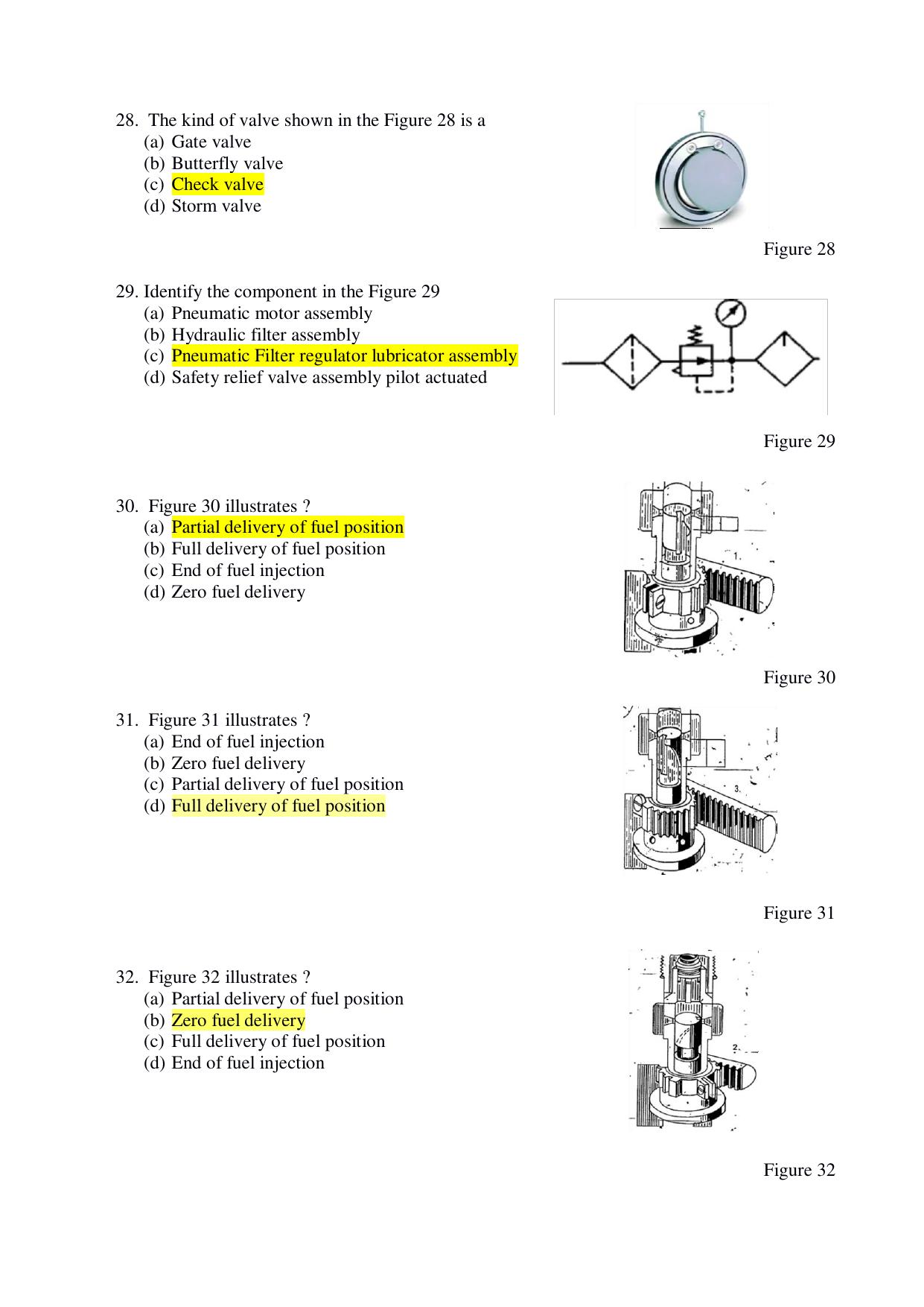 PG - Marine Engineering - IMU CET Model Question Papers - CET (Set-II) - Page 5