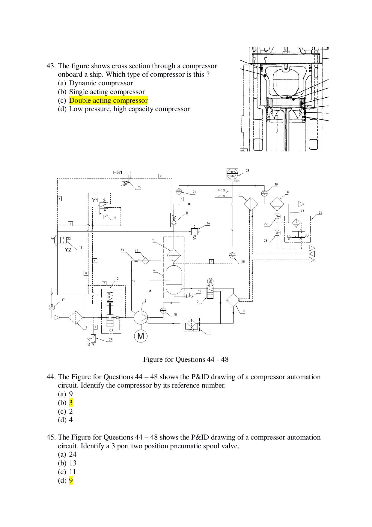 PG - Marine Engineering - IMU CET Model Question Papers - CET (Set-II) - Page 8