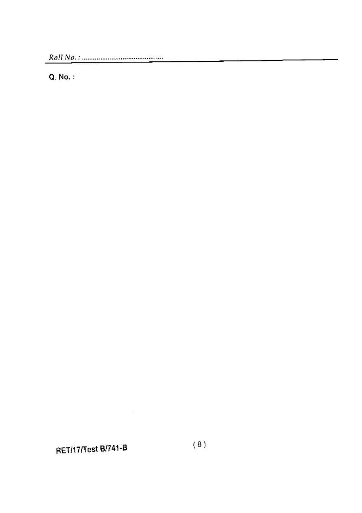 BHU RET(Agriculture) Water Management  2017 Question Paper - Page 10