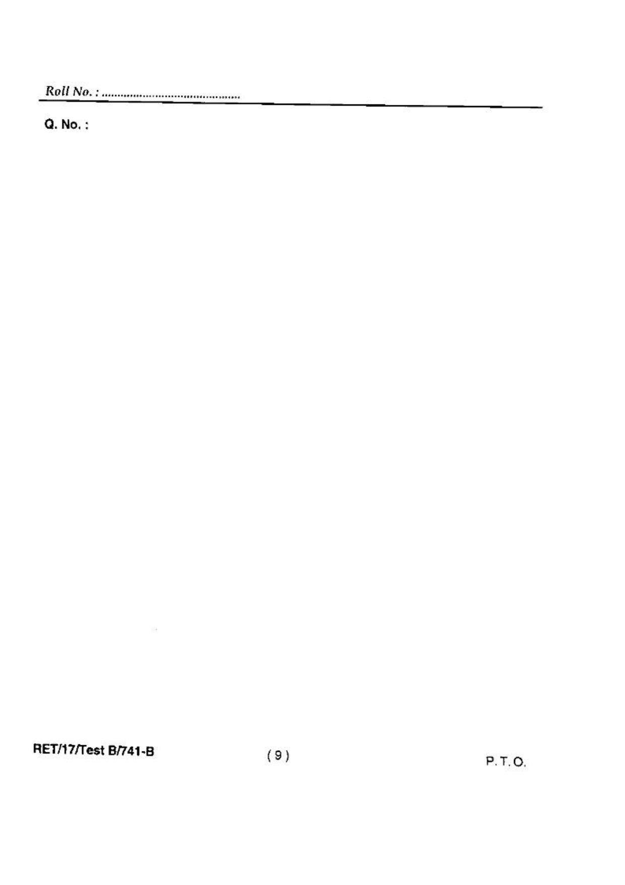 BHU RET(Agriculture) Water Management  2017 Question Paper - Page 11