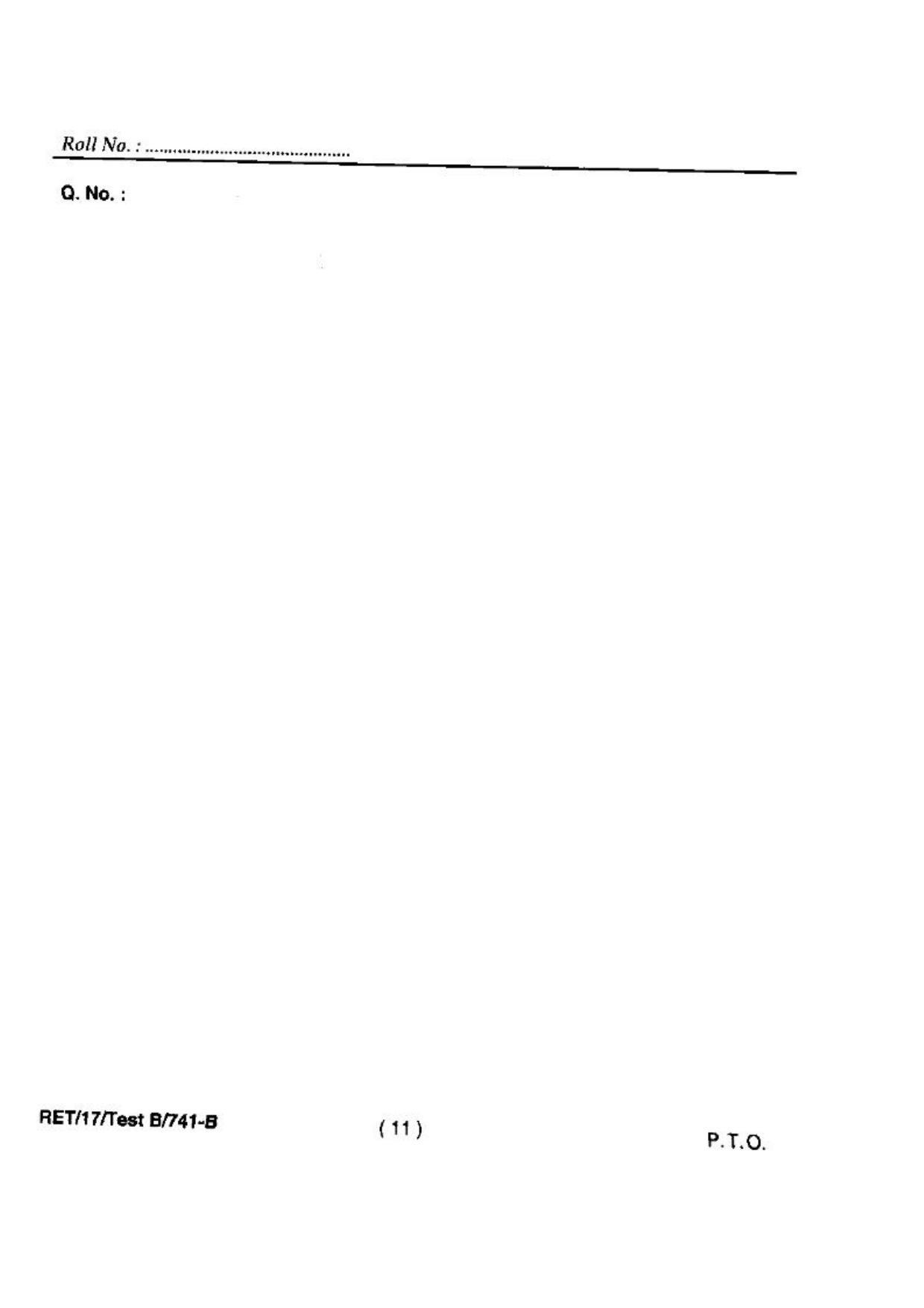 BHU RET(Agriculture) Water Management  2017 Question Paper - Page 13