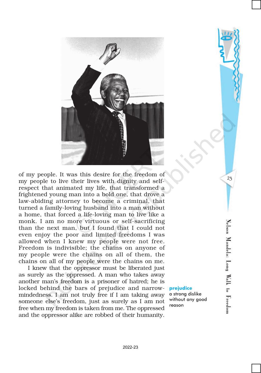 NCERT Book for Class 10 English (First Flight) Chapter 2 Nelson Mandela: Long Walk to Freedom - Page 8