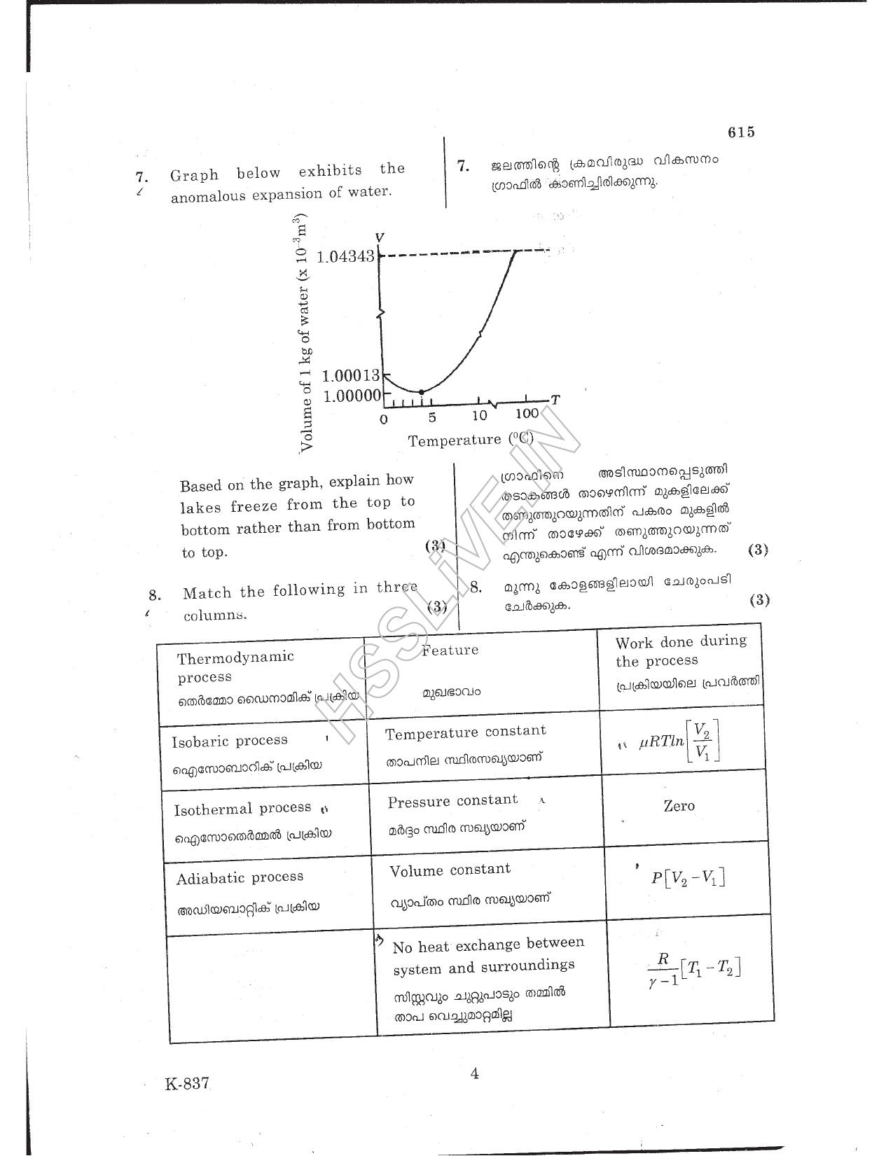 Kerala Plus One 2017 Physics Question Papers - Page 4