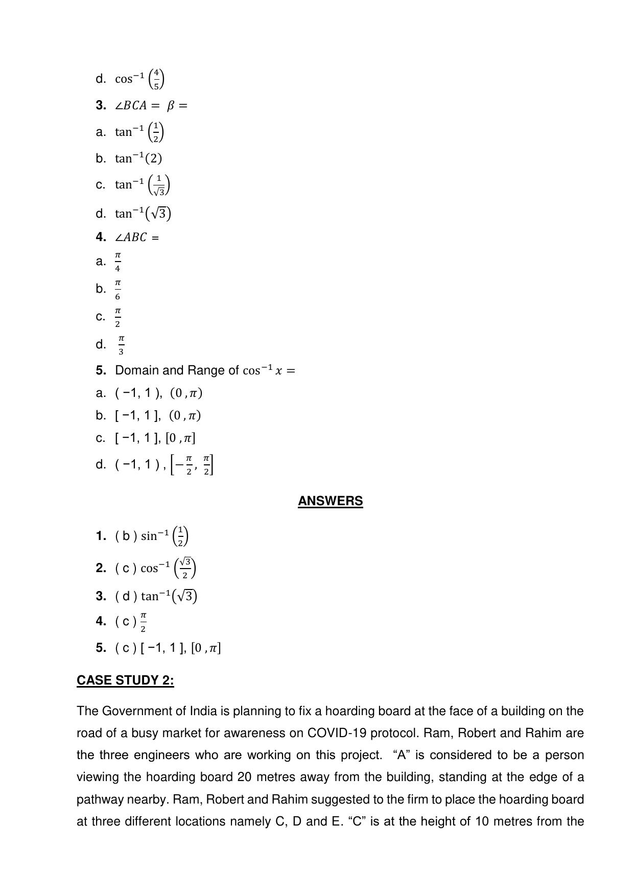 CBSE Class XII Mathematics Question Bank - Page 9