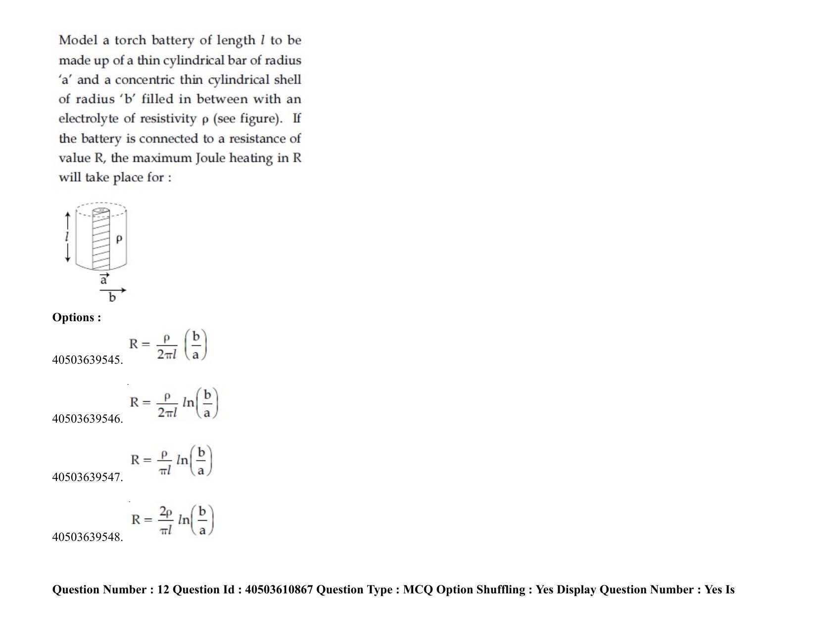 JEE Main 2020 Paper I Question Paper (3rd Sep 2020 Shift 1) - Page 20