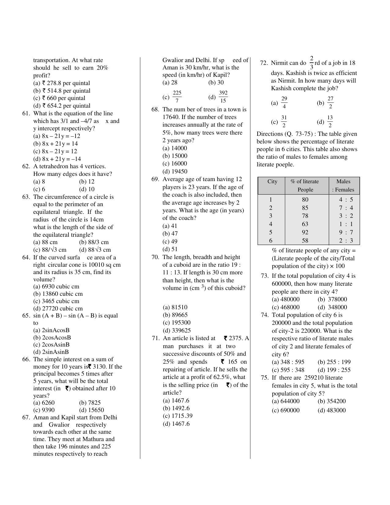 CUET General Knowledge Sample Paper 2 - Page 4