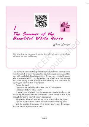 NCERT Book for Class 11 English Snapshots Chapter 1 The Summer of the Beautiful White Horse