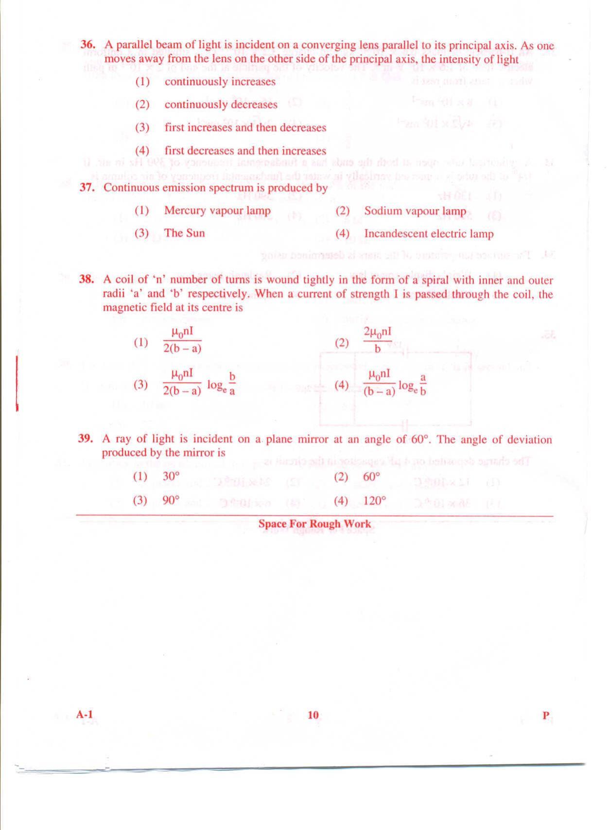 KCET Physics 2009 Question Papers - Page 10