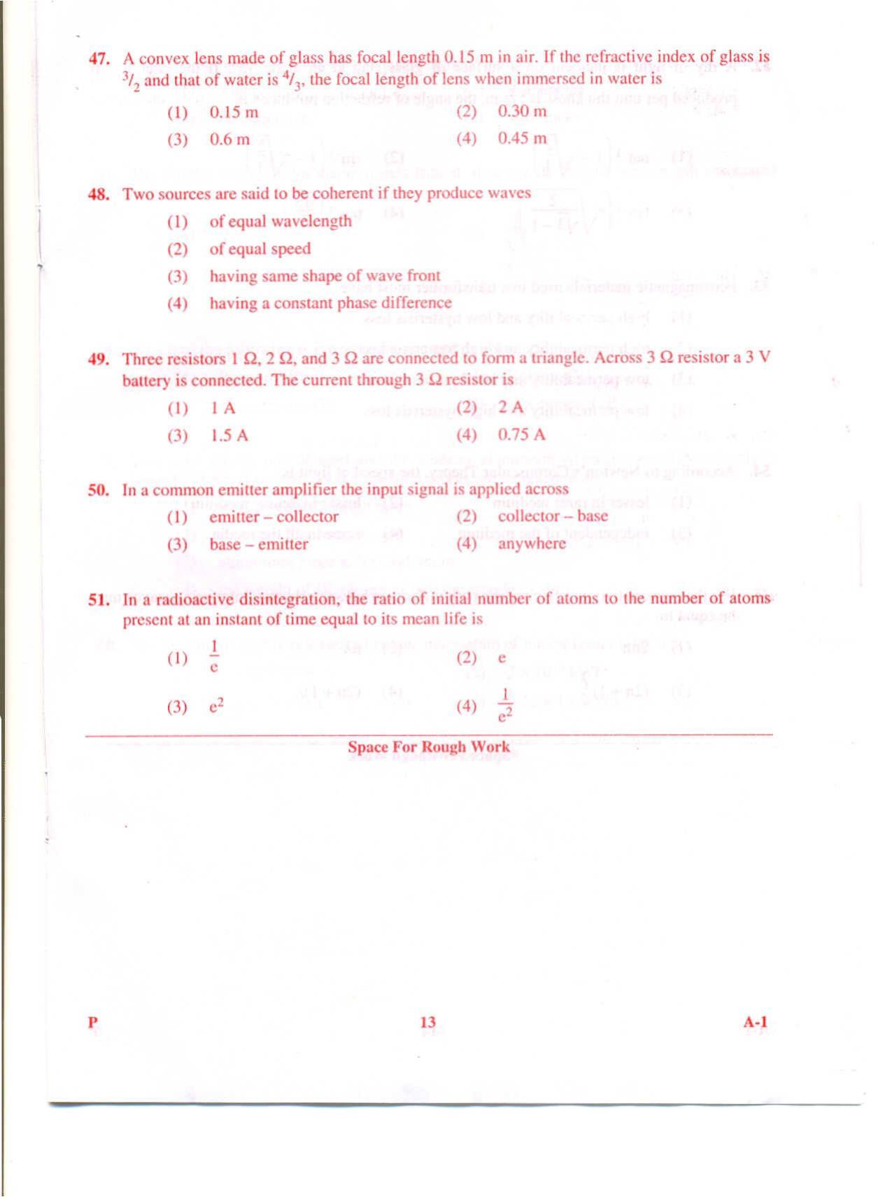 KCET Physics 2009 Question Papers - Page 13