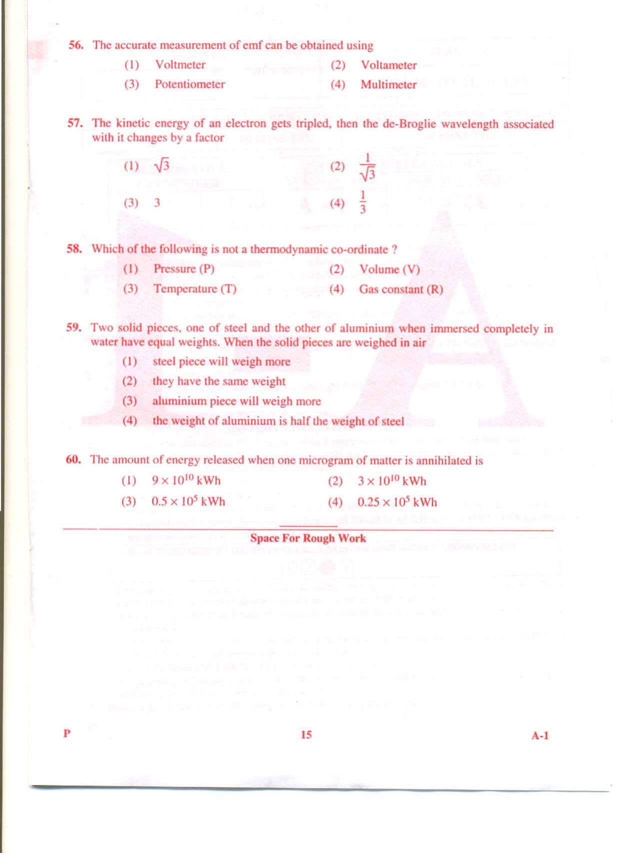 KCET Physics 2009 Question Papers - Page 15