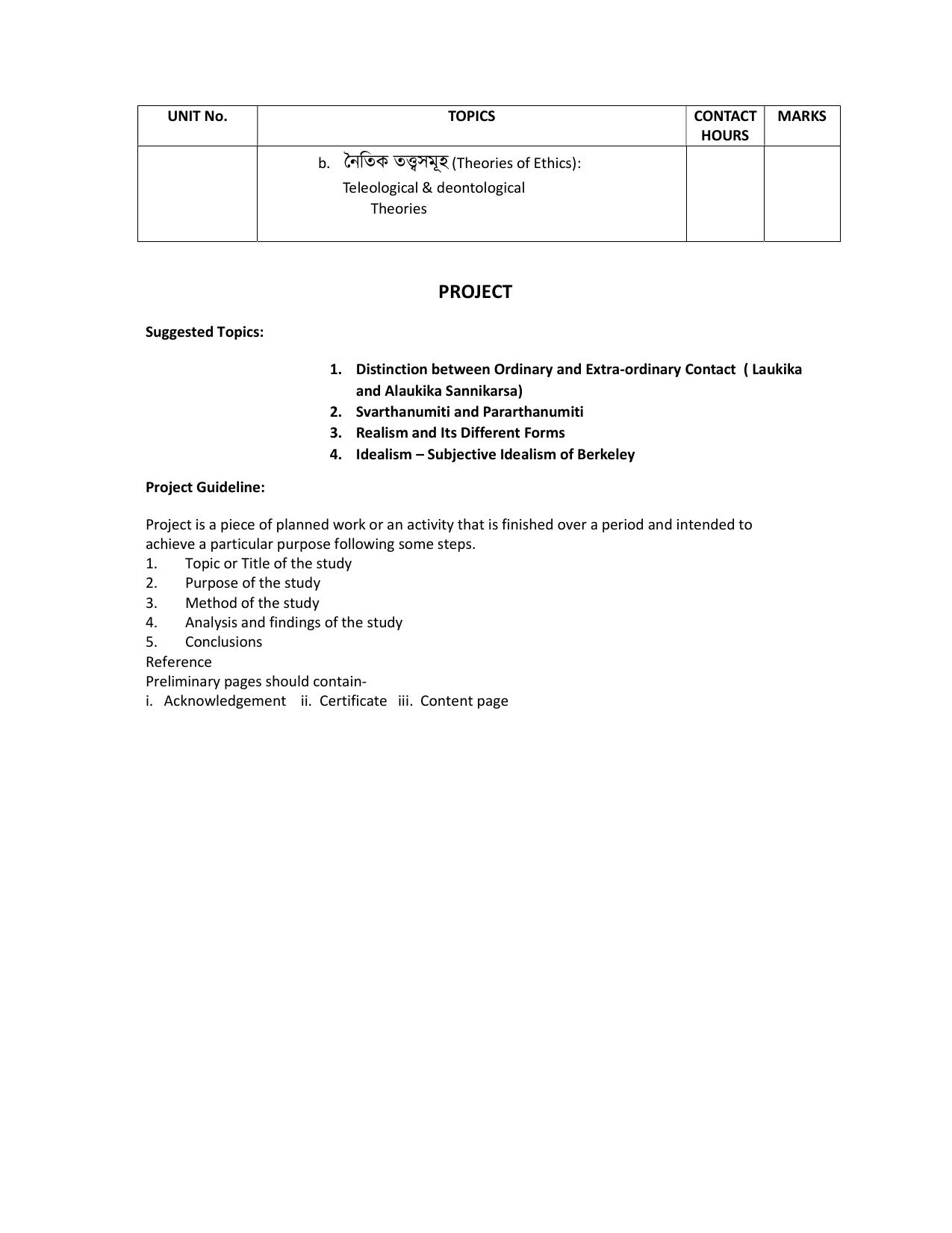 WBCHSE Class 11 & 12 Syllabus for Philosophy (PHIL) (SET III) - Page 5