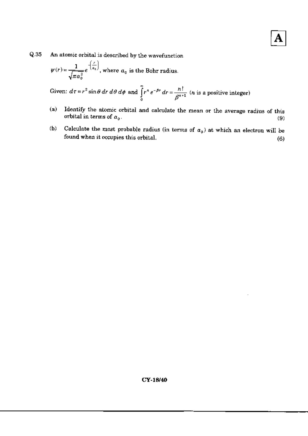 JAM 2010: CY Question Paper - Page 20