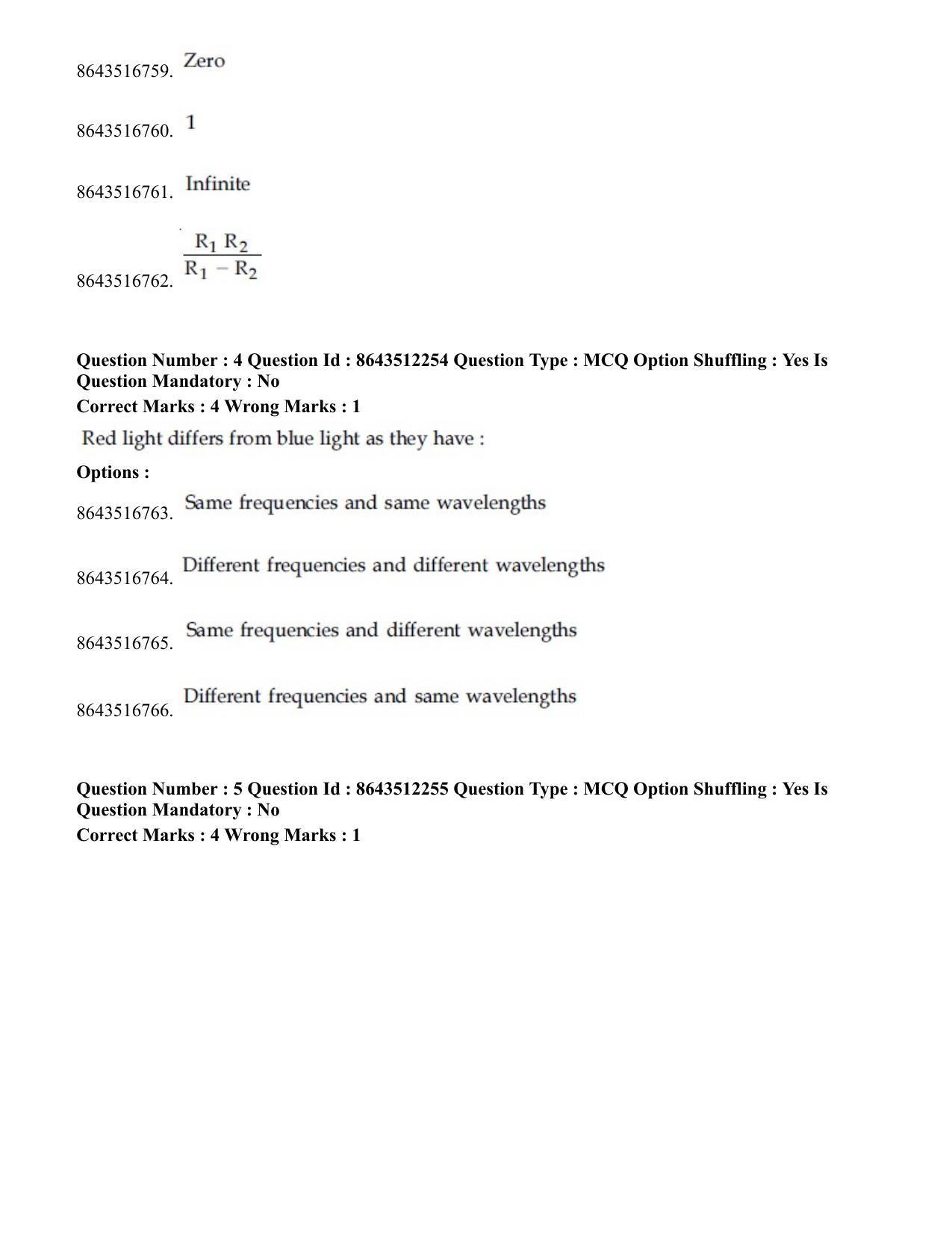 JEE Mains 2021: BTech	(Shift 2) 16-03-2021 Question Paper - Page 3