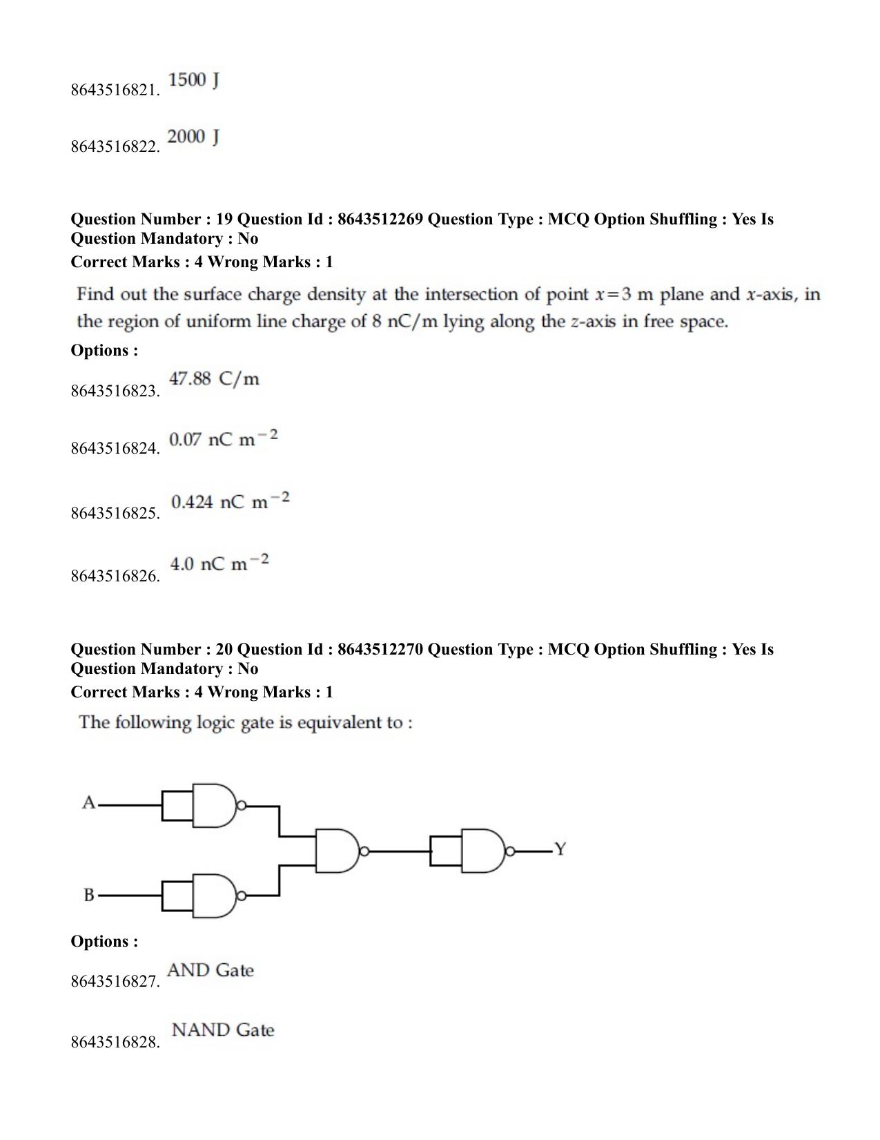 JEE Mains 2021: BTech	(Shift 2) 16-03-2021 Question Paper - Page 11