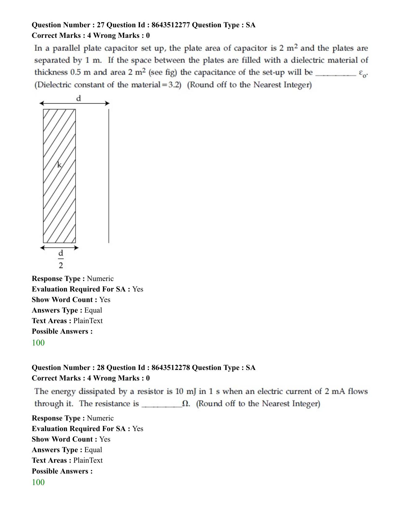 JEE Mains 2021: BTech	(Shift 2) 16-03-2021 Question Paper - Page 15