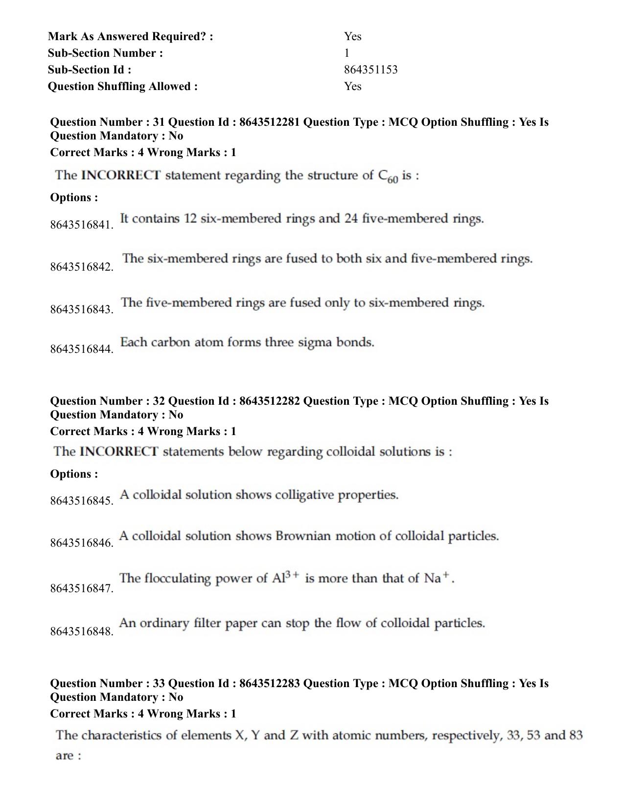 JEE Mains 2021: BTech	(Shift 2) 16-03-2021 Question Paper - Page 17
