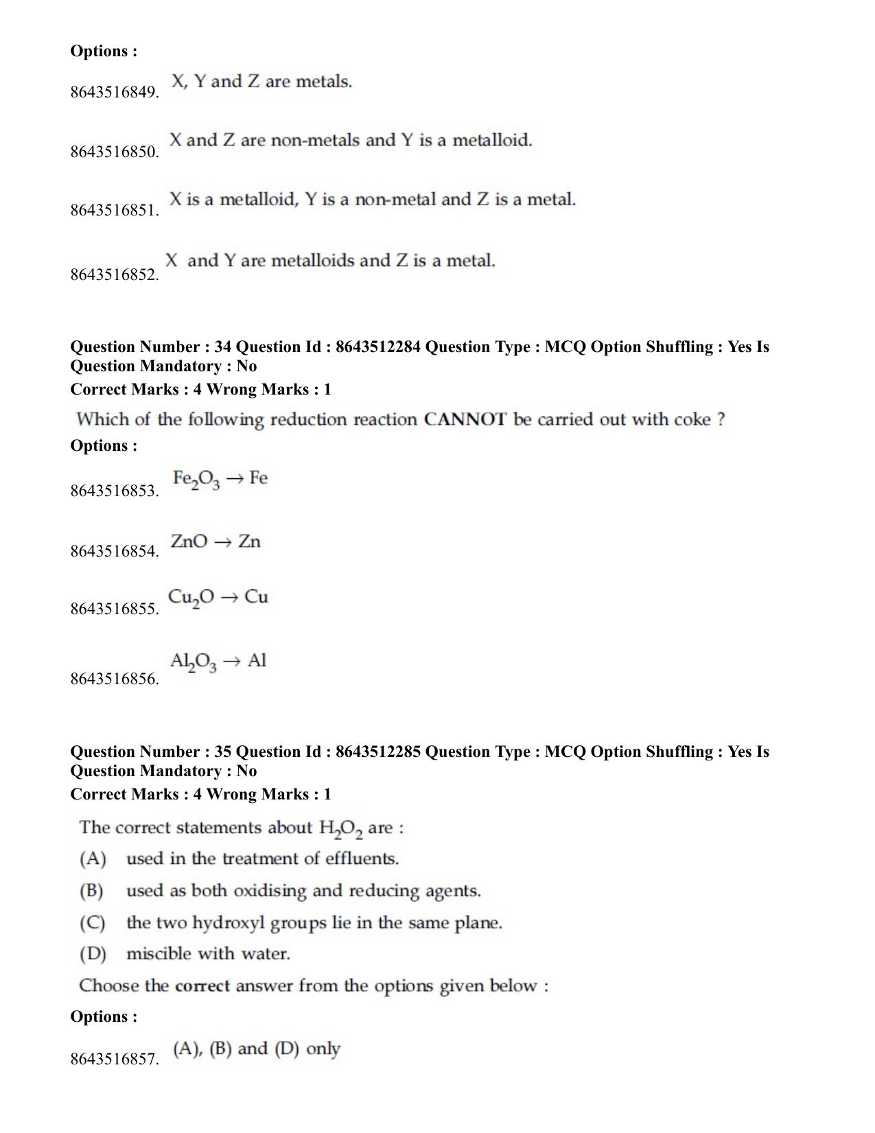JEE Mains 2021: BTech	(Shift 2) 16-03-2021 Question Paper - Page 18