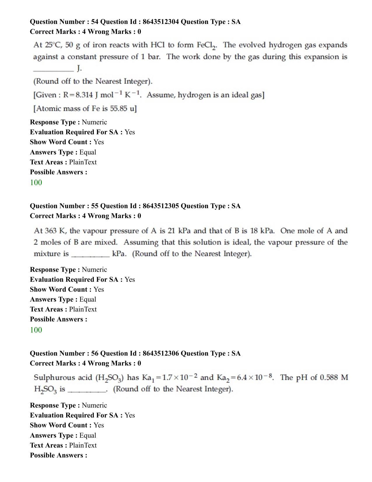 JEE Mains 2021: BTech	(Shift 2) 16-03-2021 Question Paper - Page 28