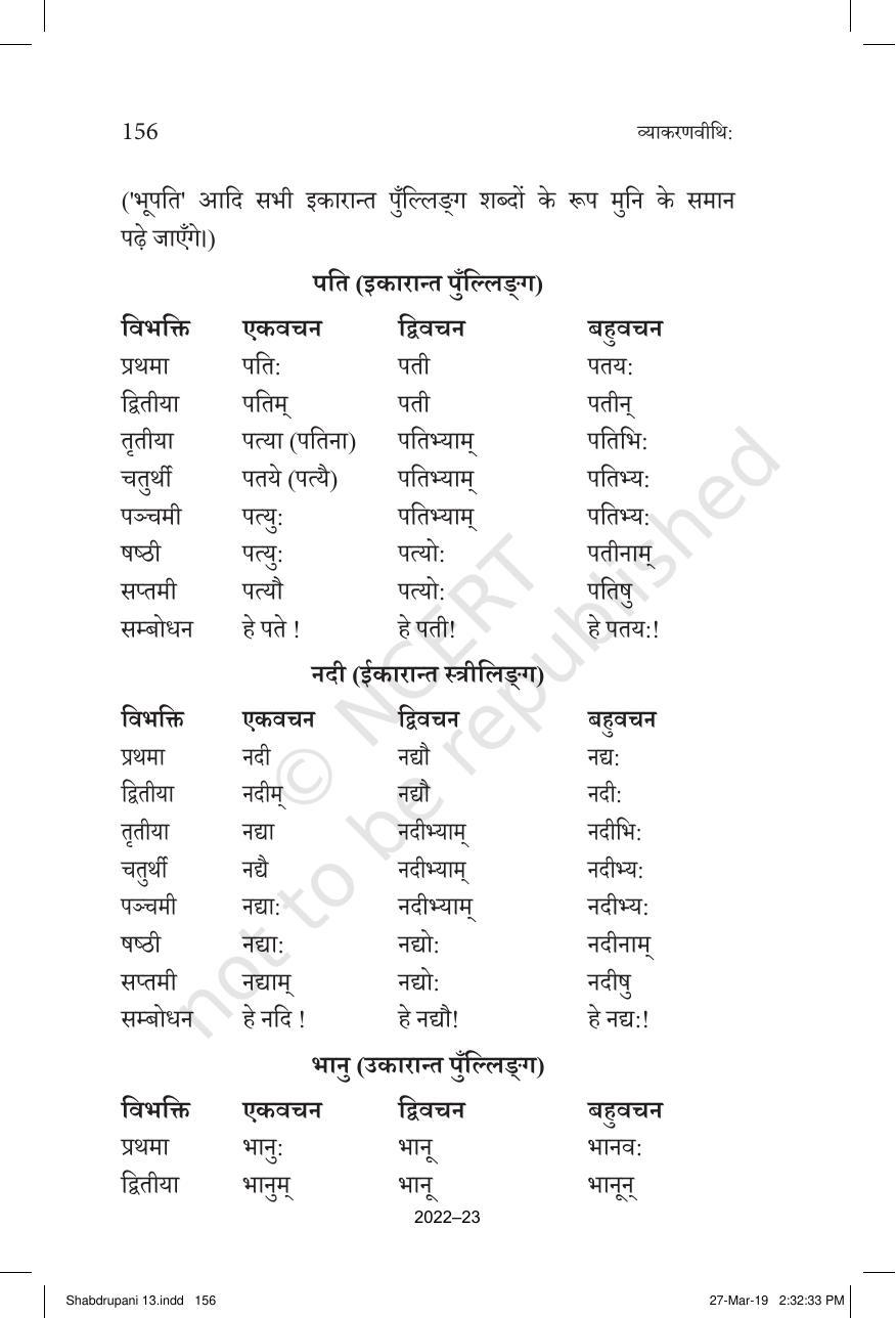 NCERT Book for Class 10 Sanskrit Chapter 13 शब्दरूपाणि - Page 3