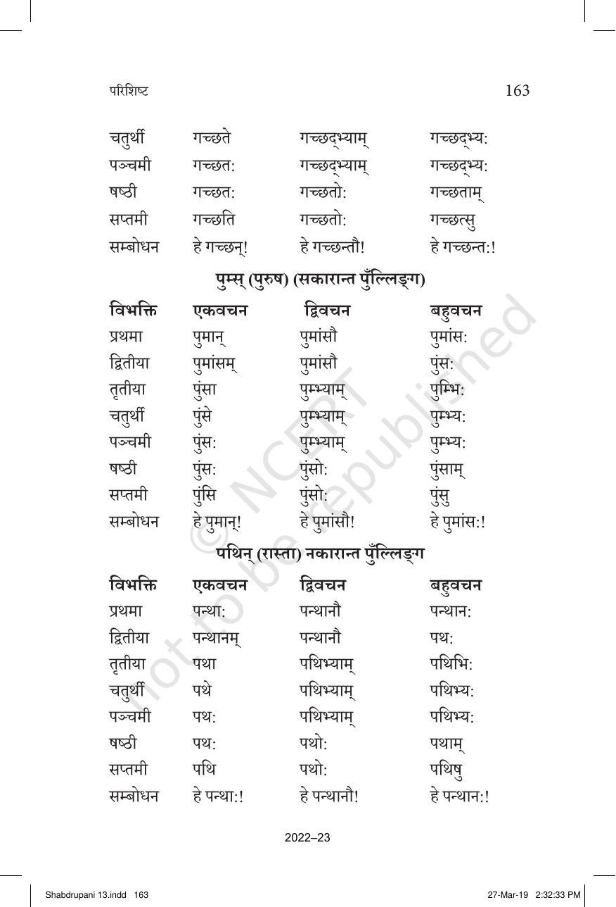 NCERT Book for Class 10 Sanskrit Chapter 13 शब्दरूपाणि - Page 10