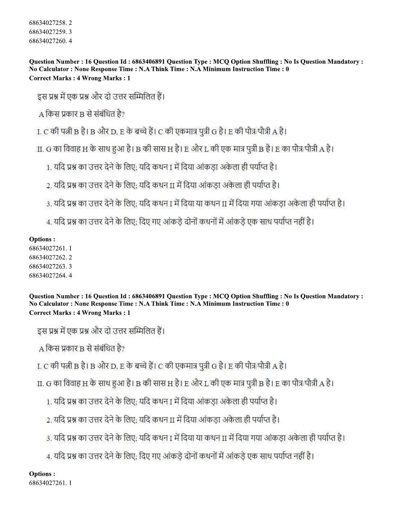CUET PG 2023: HUQP09 – History (Hindi)-shift 1 (07-06-2023) Question Paper - Page 17