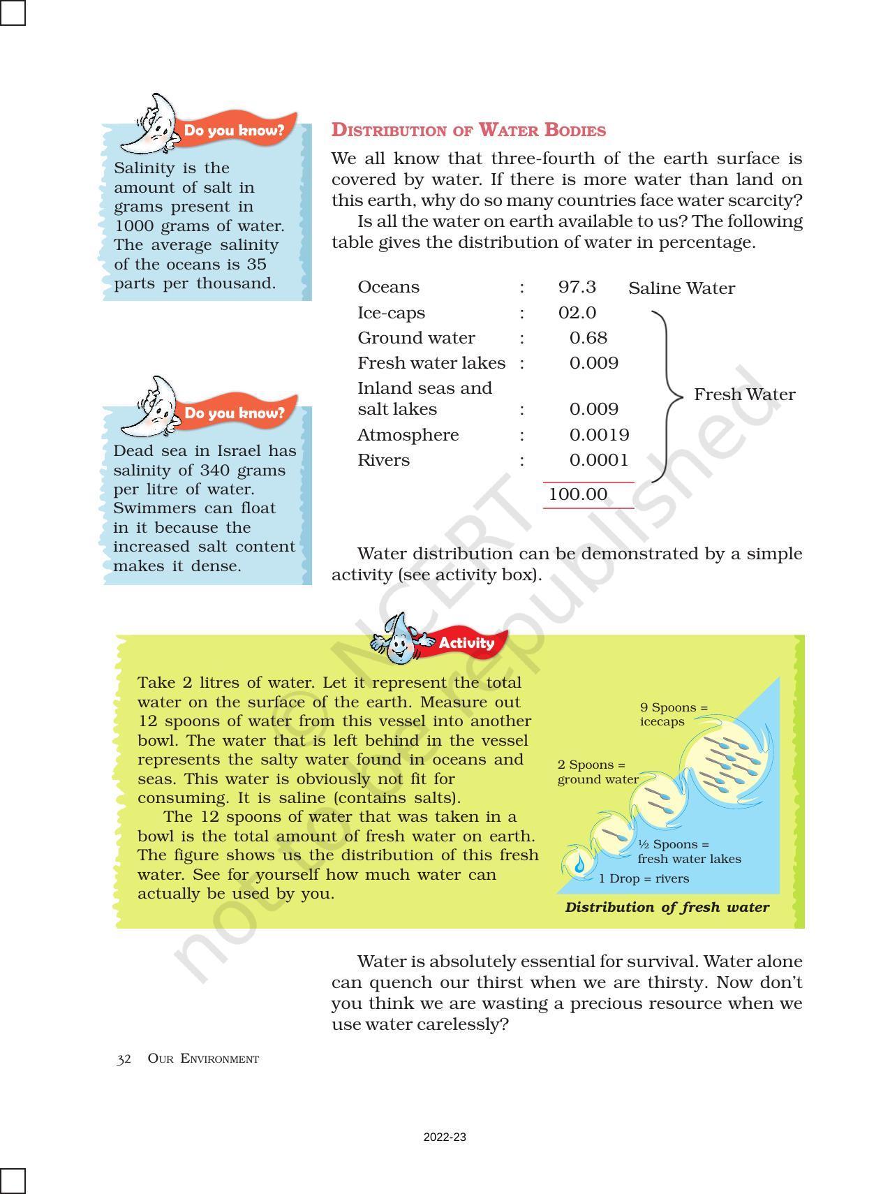 NCERT Book for Class 7 Social Science(Geography): Chapter 5-Water - Page 3