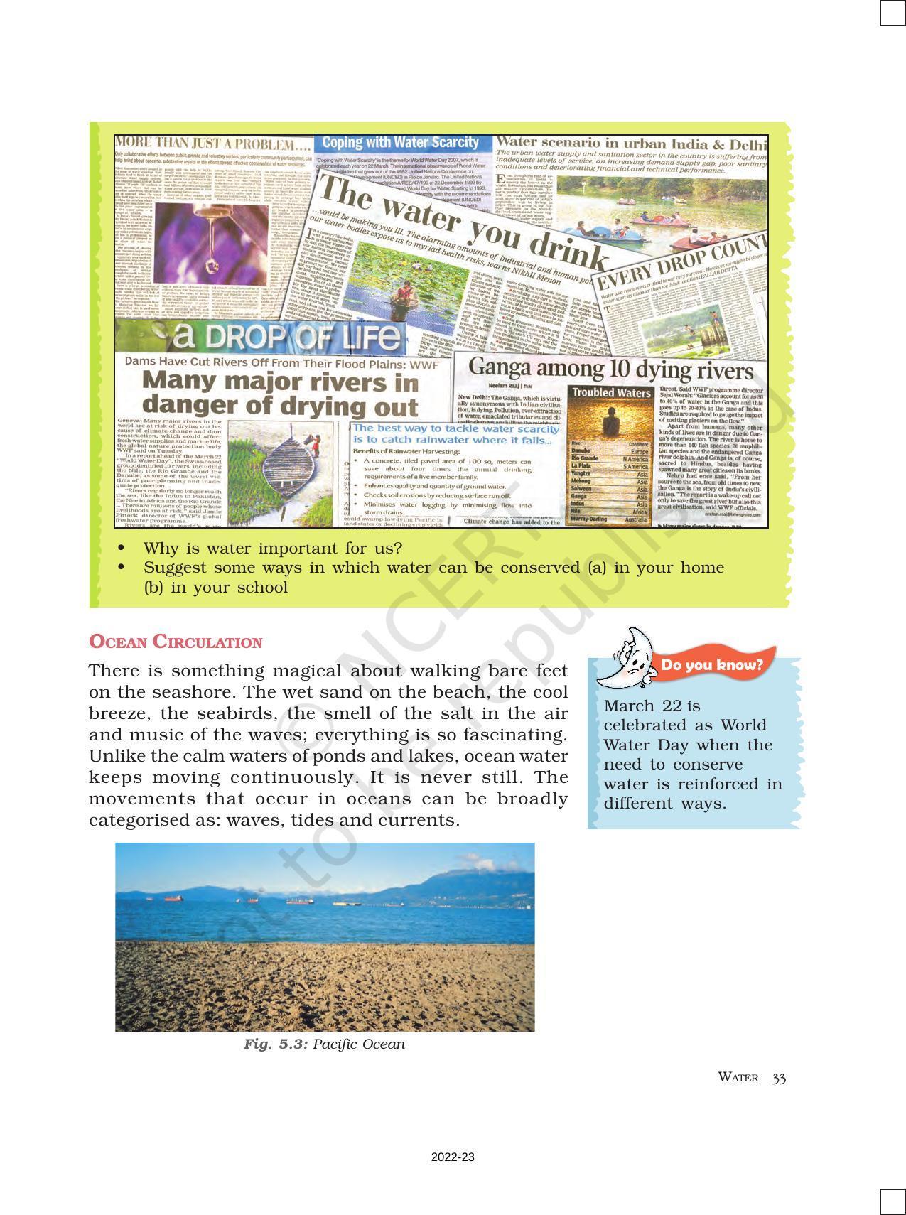 NCERT Book for Class 7 Social Science(Geography): Chapter 5-Water - Page 4