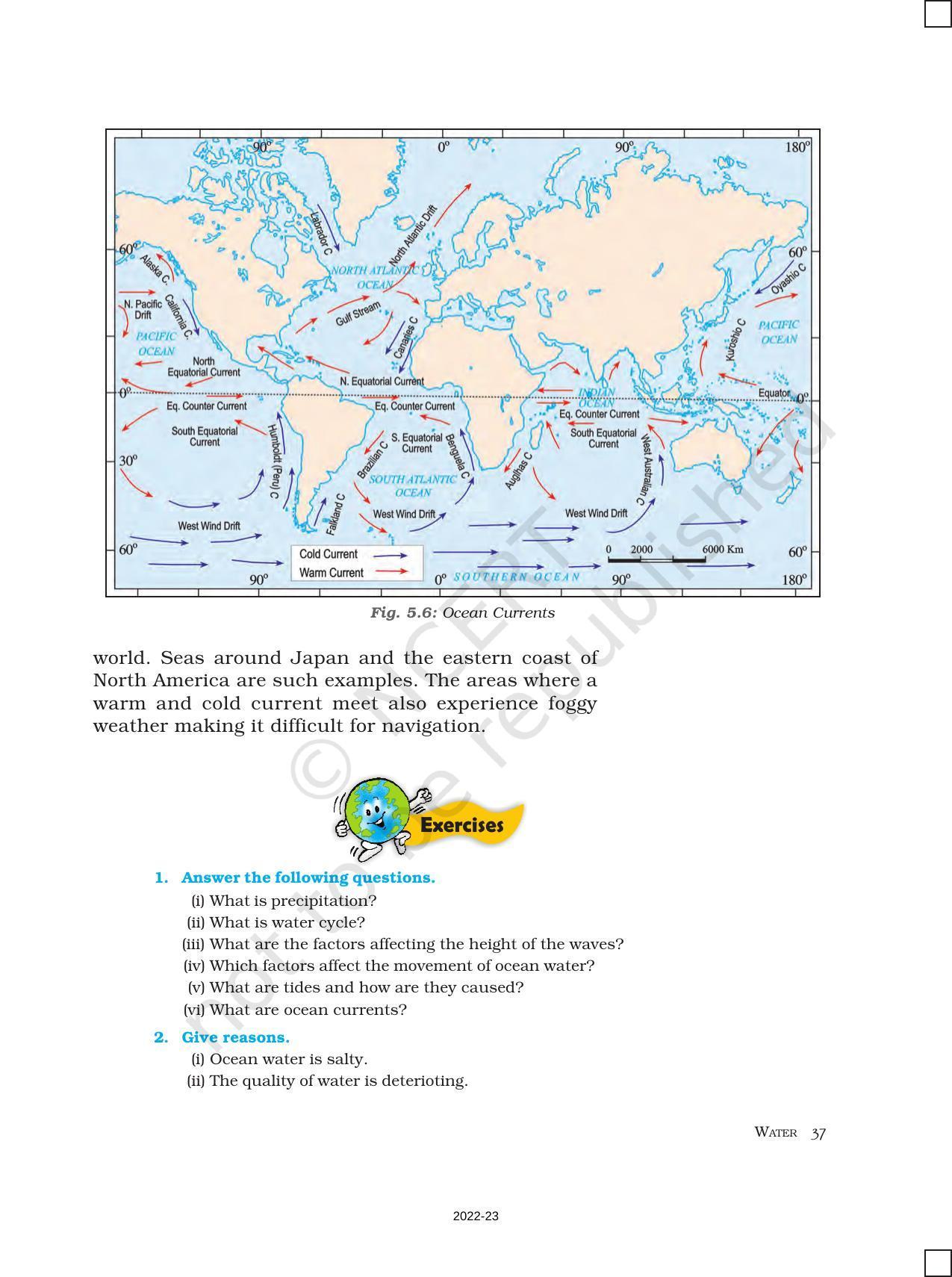 Ncert Book For Class 7 Social Science Geography Chapter 5 Water