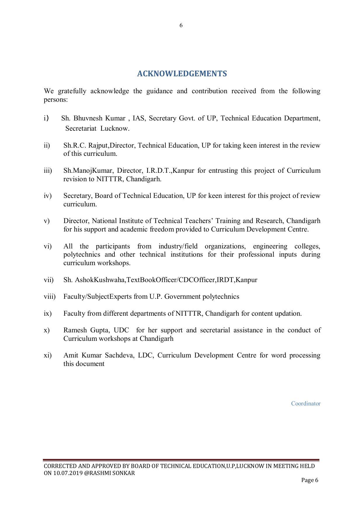 EFFECTIVE FROM JULY 2019-20 - SIX SEMESTER DIPLOMA COURSE IN CIVIL ENGINEERING - Page 6