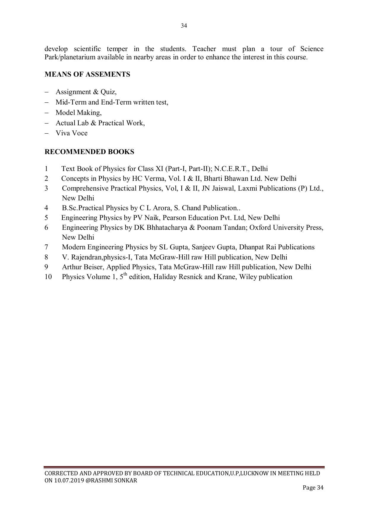 EFFECTIVE FROM JULY 2019-20 - SIX SEMESTER DIPLOMA COURSE IN CIVIL ENGINEERING - Page 34