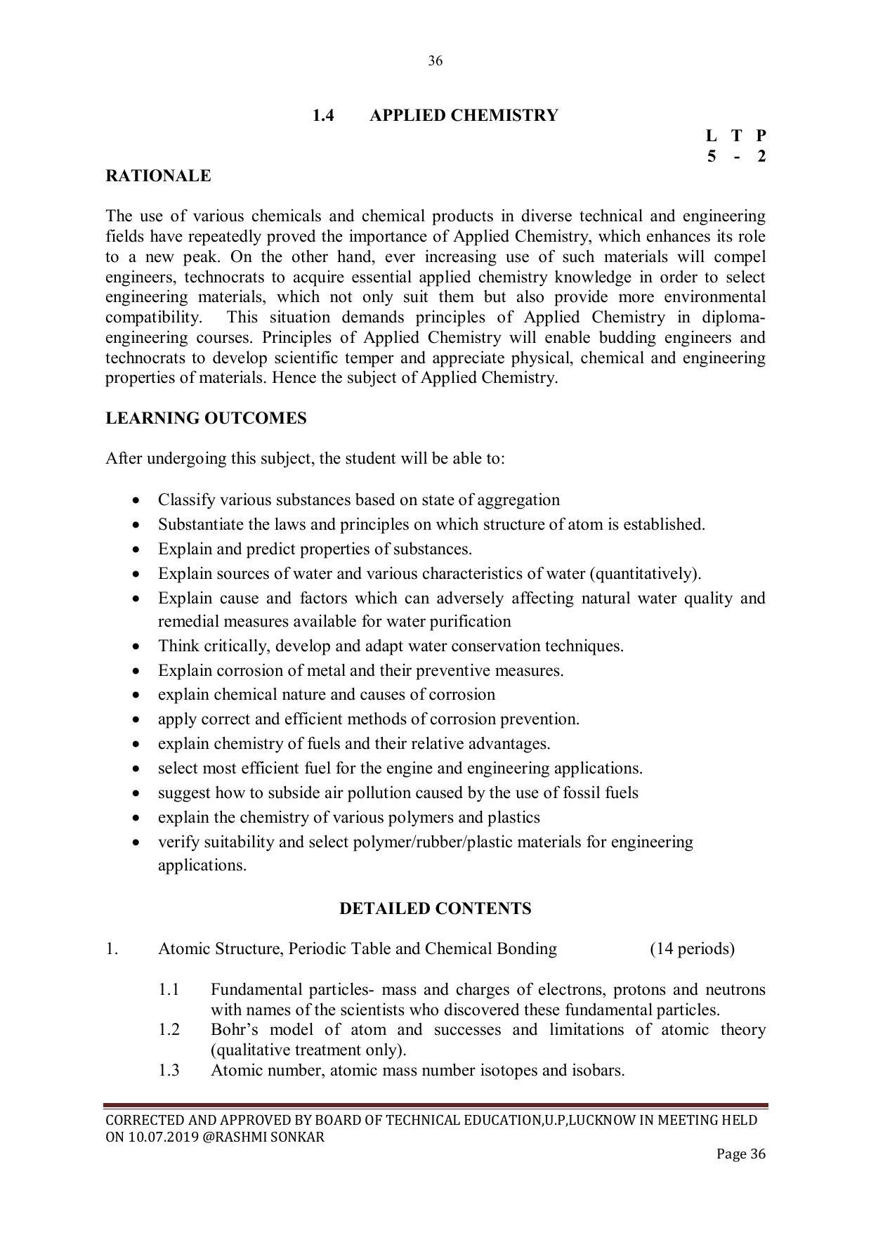 EFFECTIVE FROM JULY 2019-20 - SIX SEMESTER DIPLOMA COURSE IN CIVIL ENGINEERING - Page 36