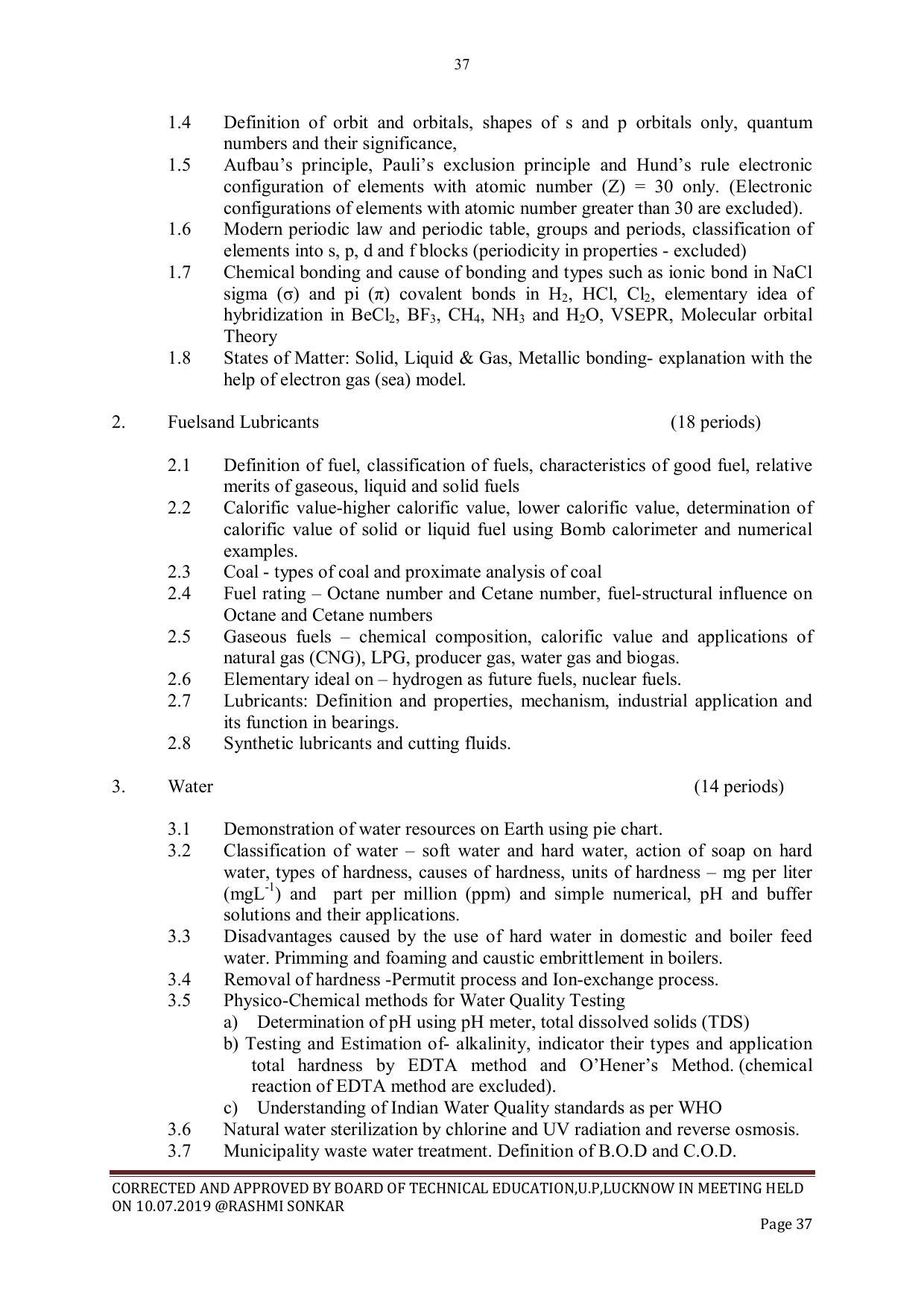 EFFECTIVE FROM JULY 2019-20 - SIX SEMESTER DIPLOMA COURSE IN CIVIL ENGINEERING - Page 37