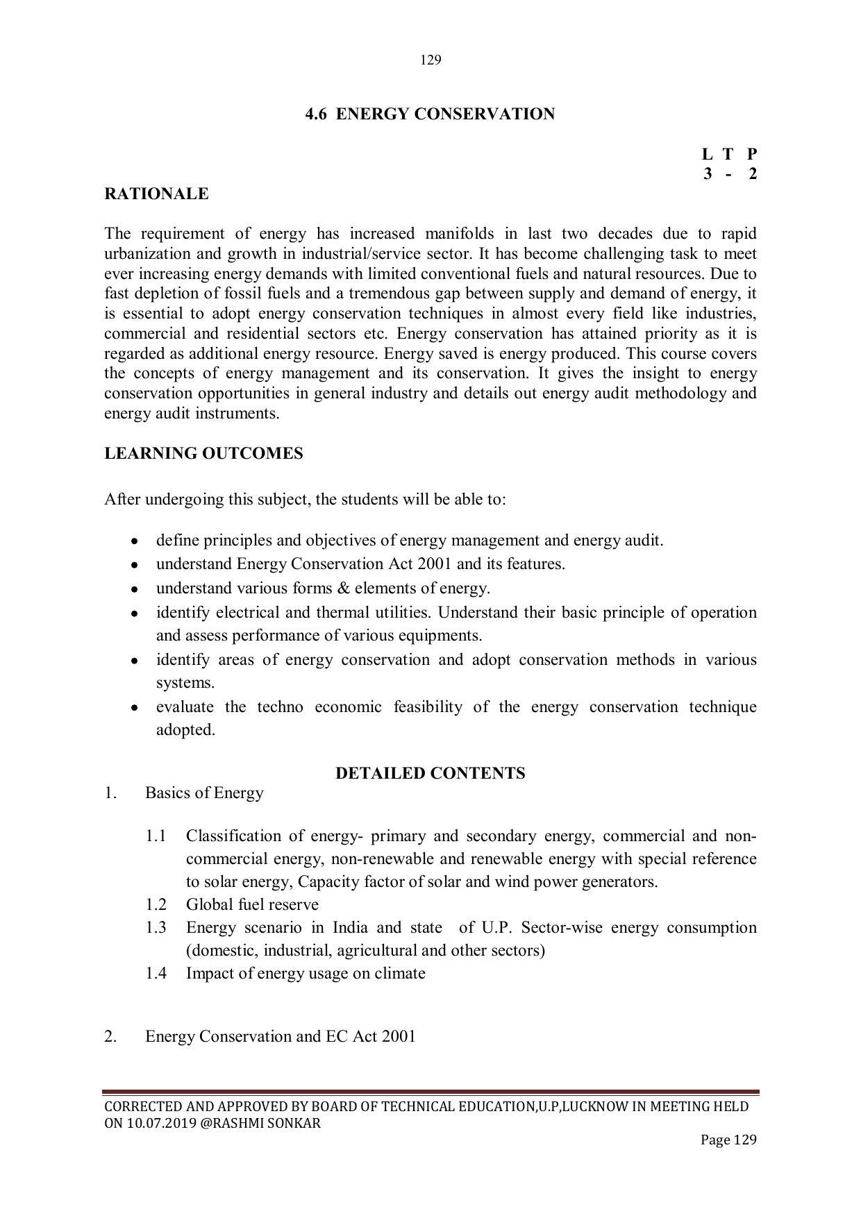 EFFECTIVE FROM JULY 2019-20 - SIX SEMESTER DIPLOMA COURSE IN CIVIL ENGINEERING - Page 129