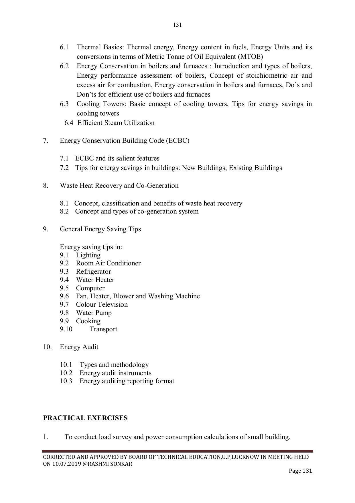 EFFECTIVE FROM JULY 2019-20 - SIX SEMESTER DIPLOMA COURSE IN CIVIL ENGINEERING - Page 131